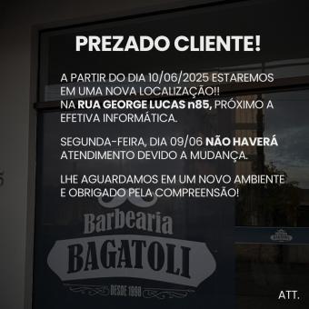 Foto do Interior da Barbearia Bagatoli